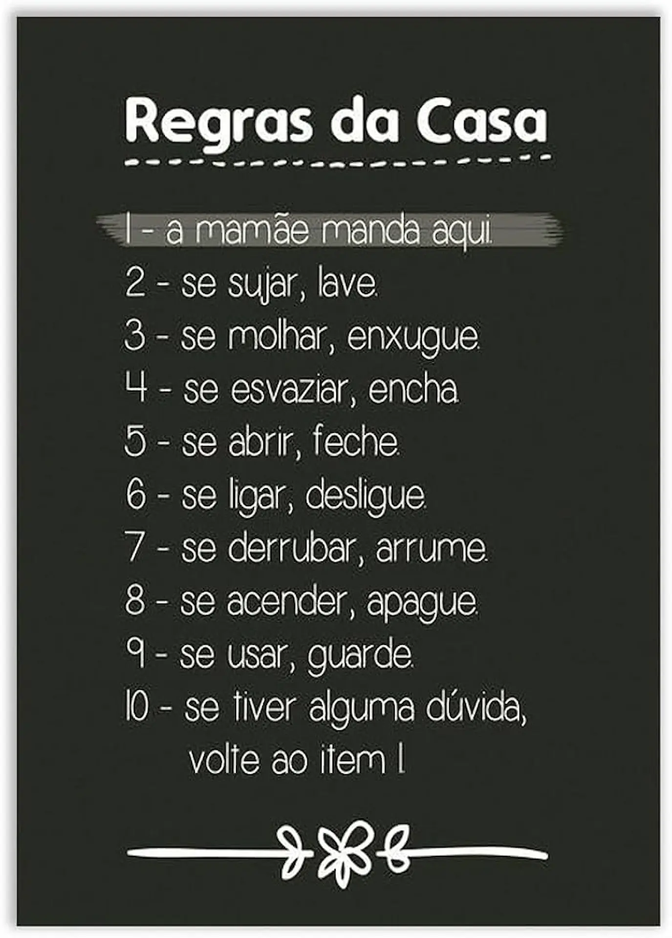 20 Regras Não Ditas